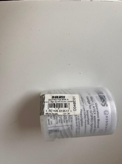 DeVilbiss digitální manometr - 2