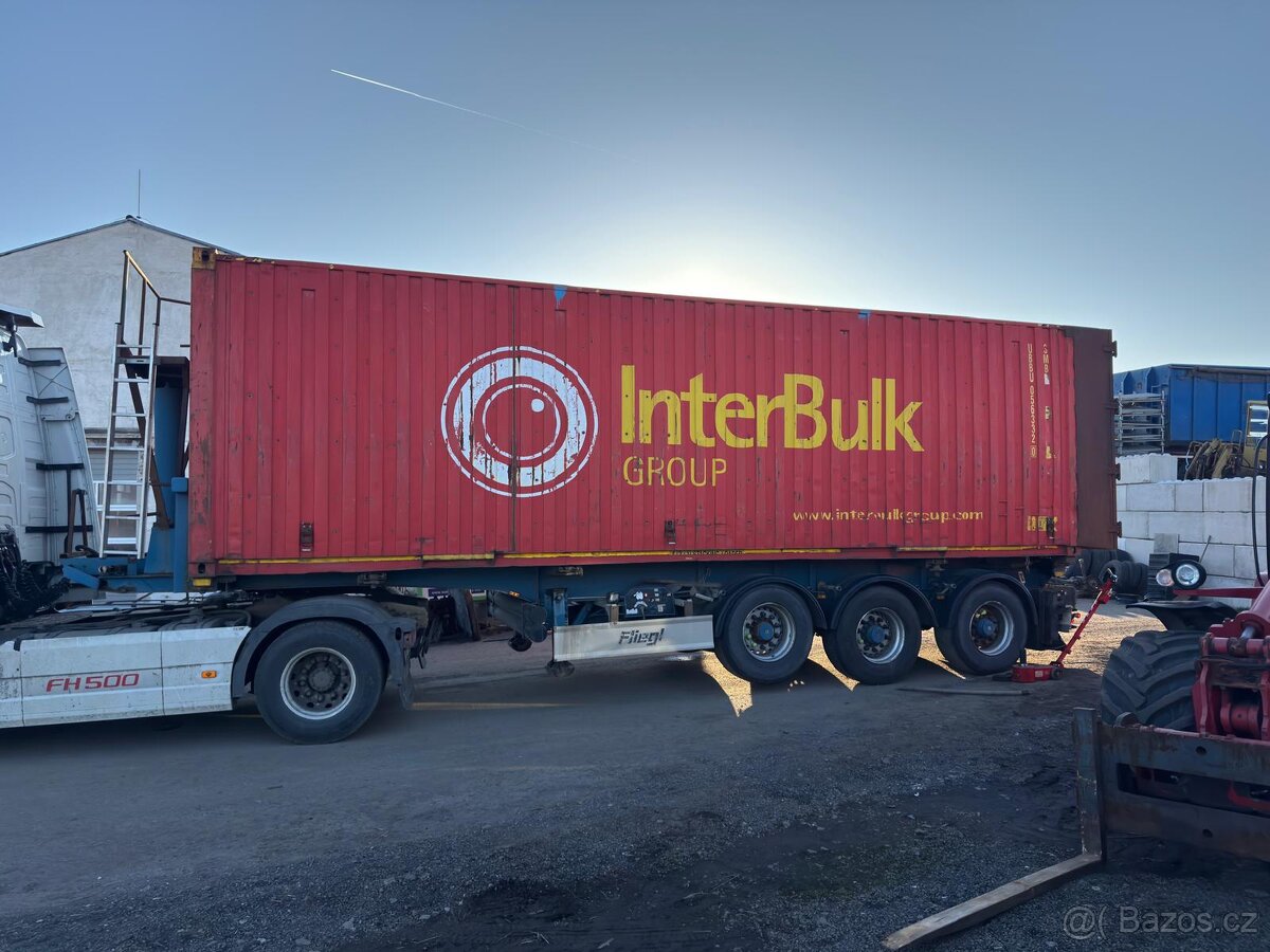 Sklápěcí kontejnerové šasi, sklápěcí návěs - 2