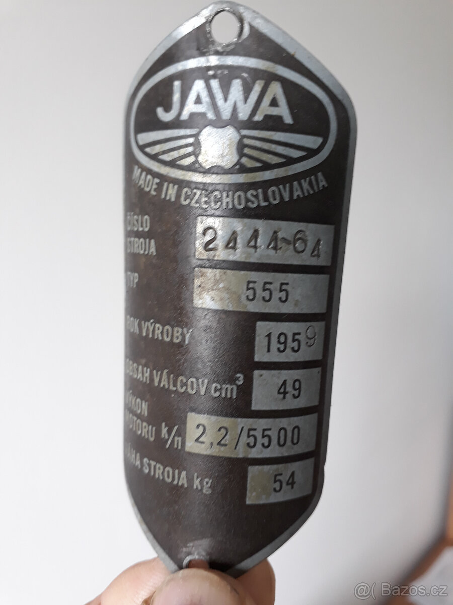 JAWA štítky - 2