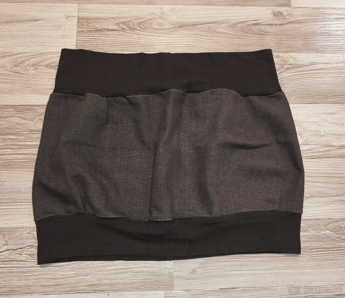 Dámská hnědá sukně "handmade" - vel. S - 2