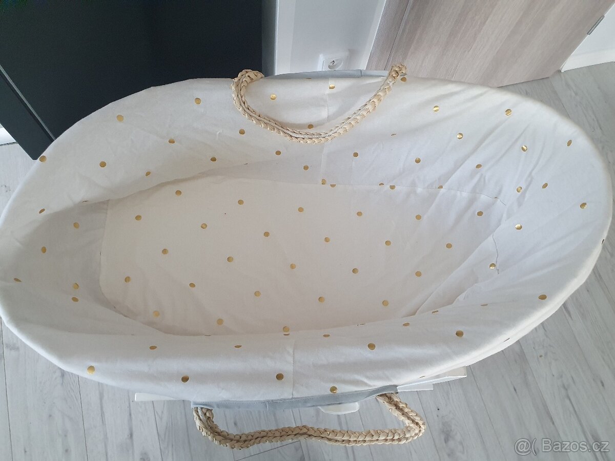 Košík kolébka pro děti Childhome Natural vč.základny - 2