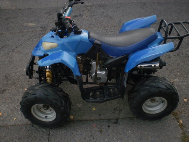 dětská čtyřkolka 110ccm modrá