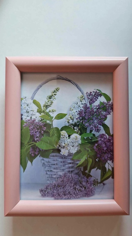 SADA OBRÁZKY KVĚTINY - 4 KUSY. Na zavěšení i postavení. - 2