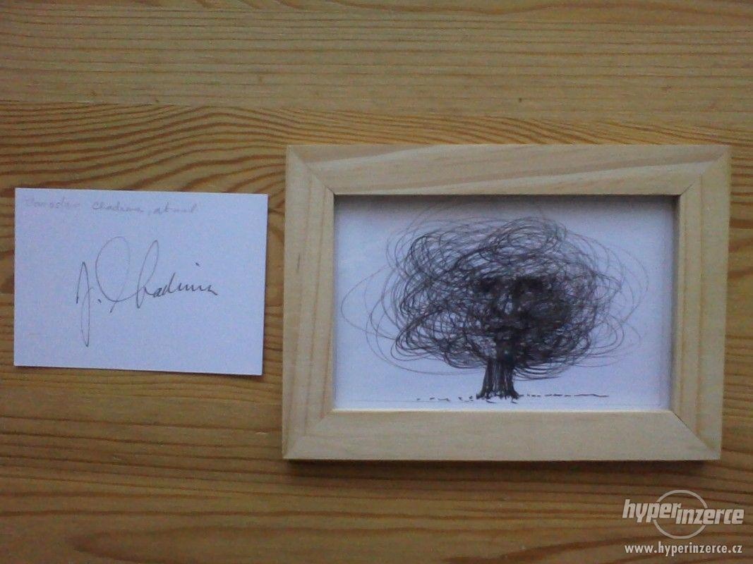 Vlastnoruční originál kresby s podpisy / autogramy signatury - 2