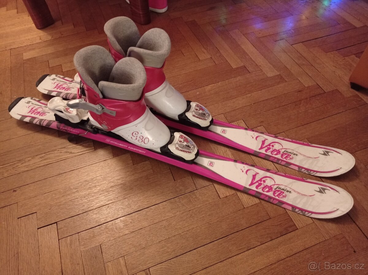 LYŽE 100 cm A BOTY 31 (MONDO 195 mm) - 2