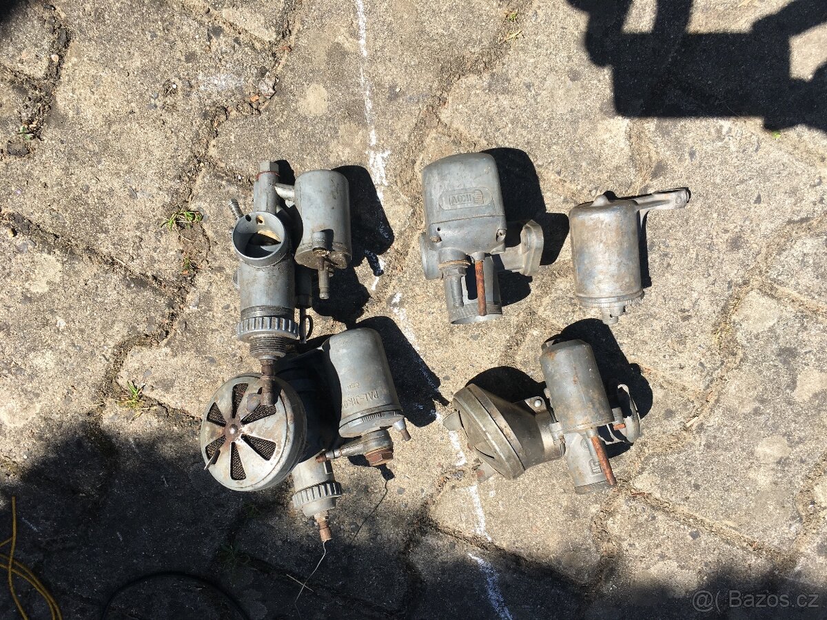 karburátory na moto - více druhů - 2