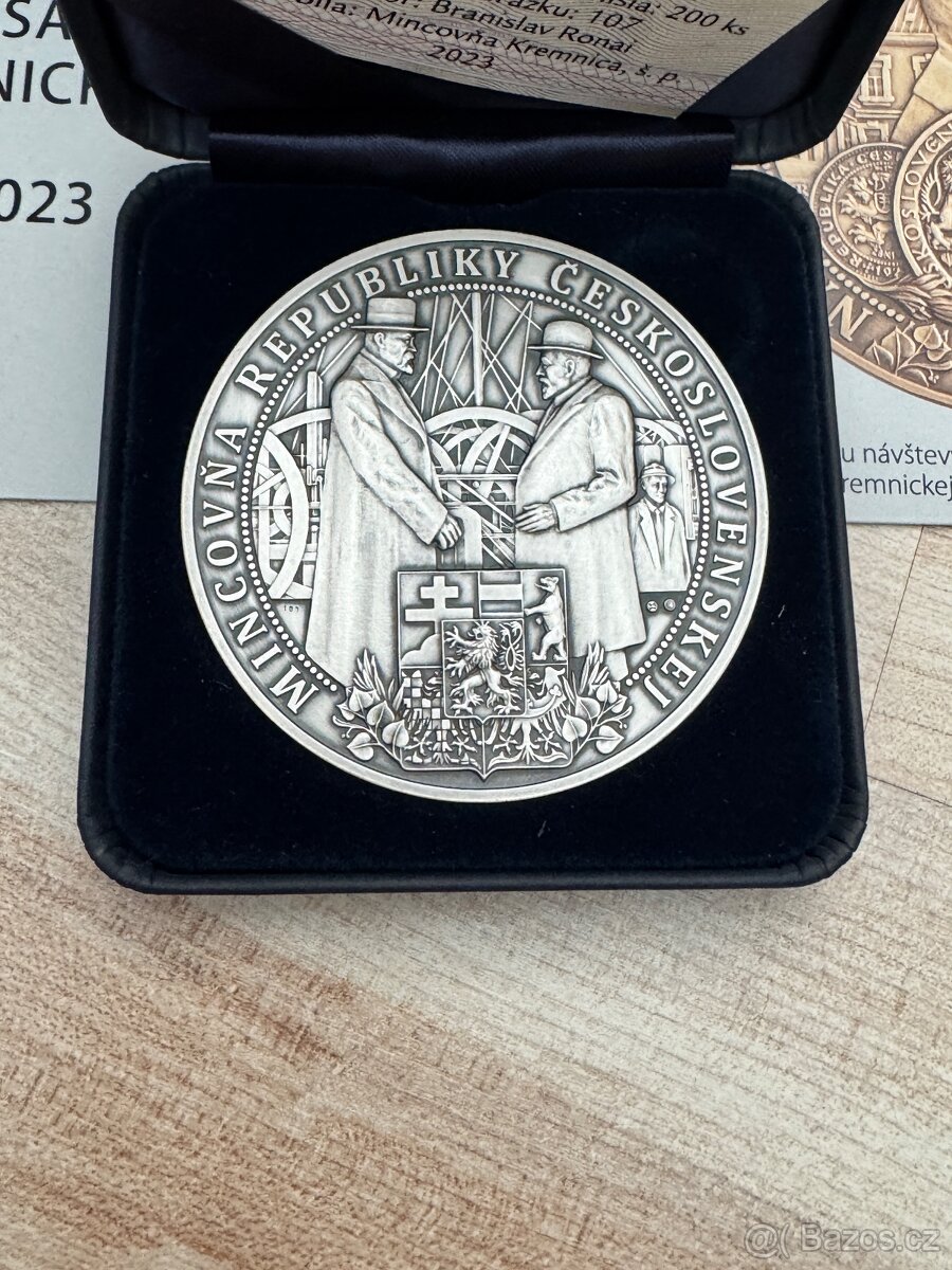 Návšteva Masaryka v Mincovni Kremnica - 2