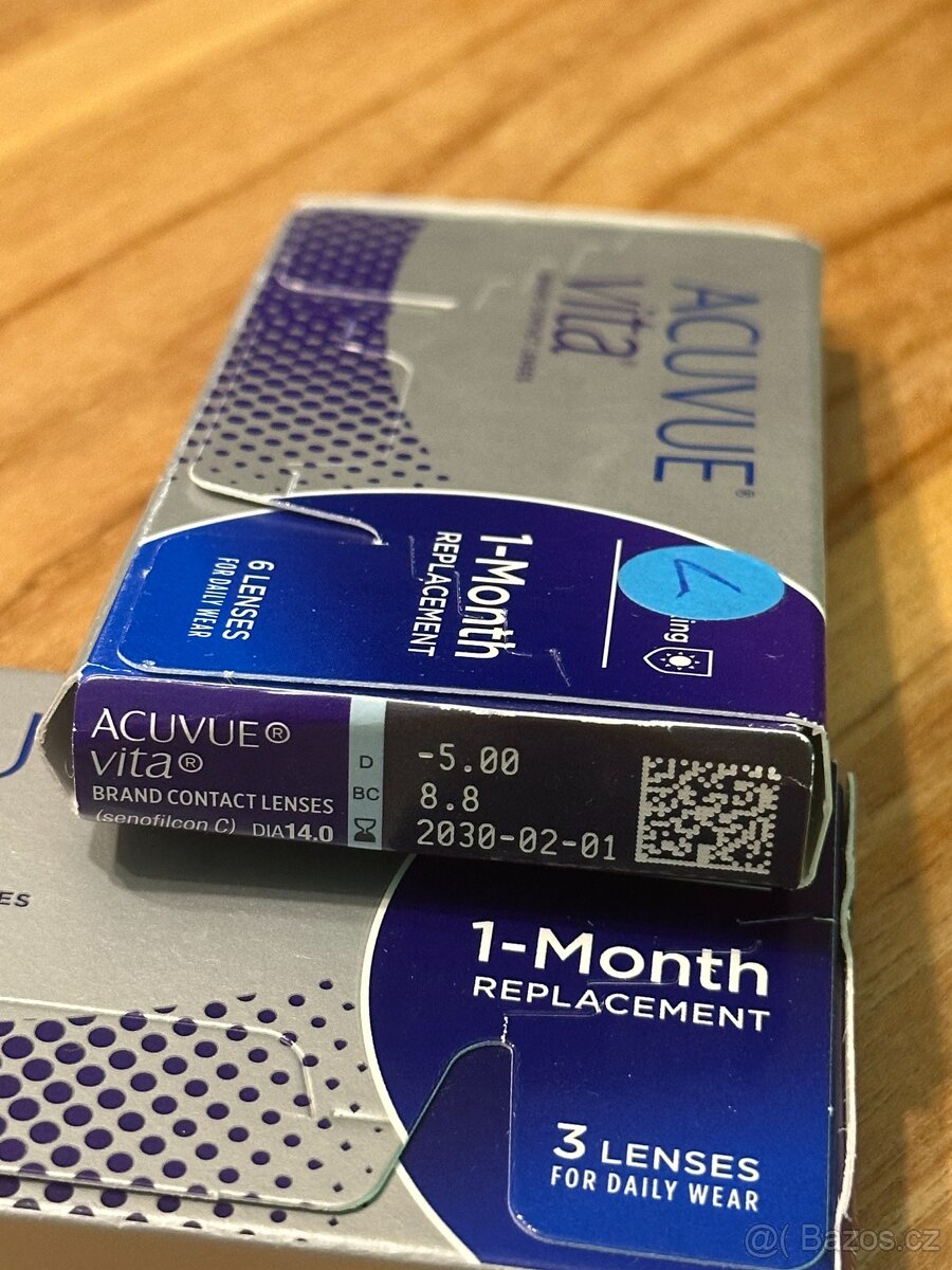 Nové kontaktní čočky J&J Acuvue Vita 6ks/-5/8.8/14 - 2