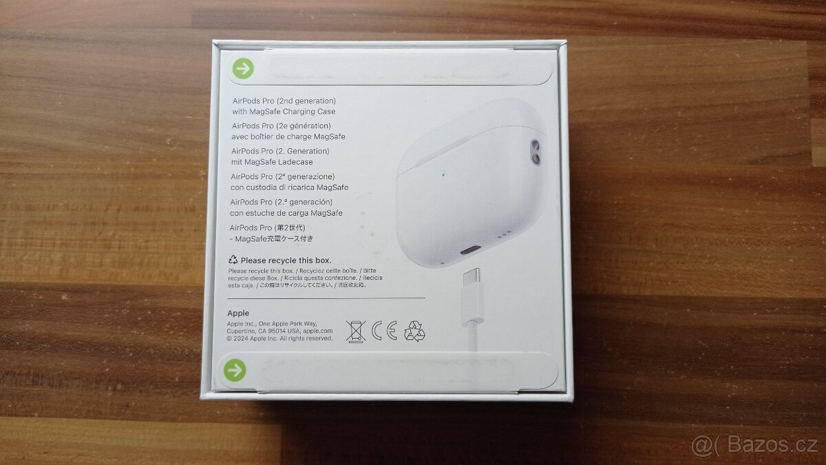 APPLE AIRPODS PRO 2 ( MTJV3ZW/A) nová nerozbalená - 2