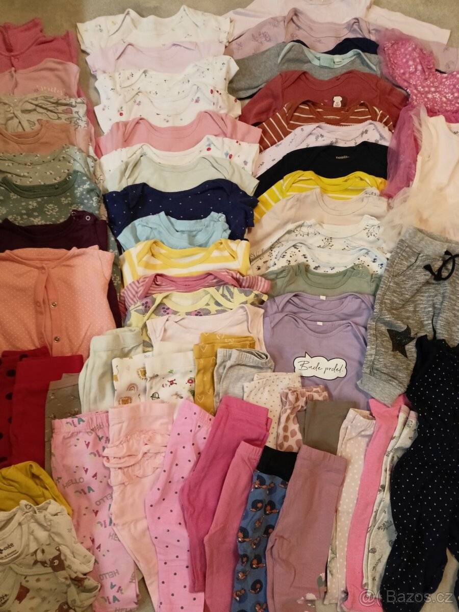 Balík oblečení holka 68/74 - 2