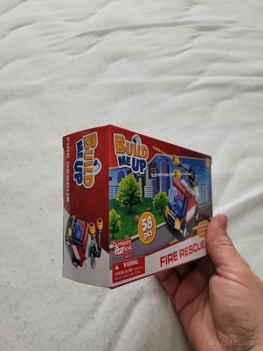 BuildMeUp stavebnice Fire rescue 58 ks - nová - 2
