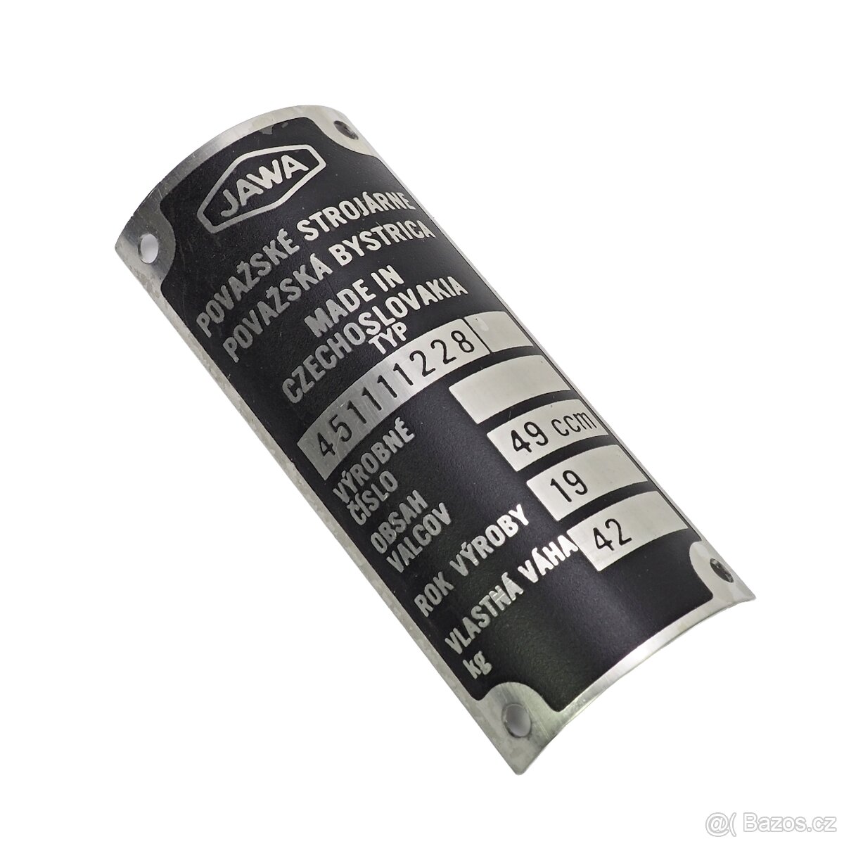 Nový originální štítek Babetta 228 - 2