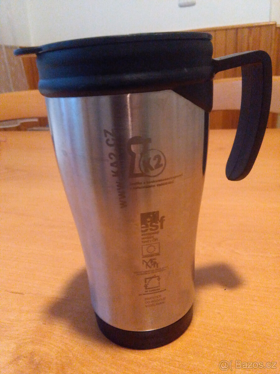 Termoska, Nová, Nerez, Dvouplášťová, Objem 0,5 litru - 2