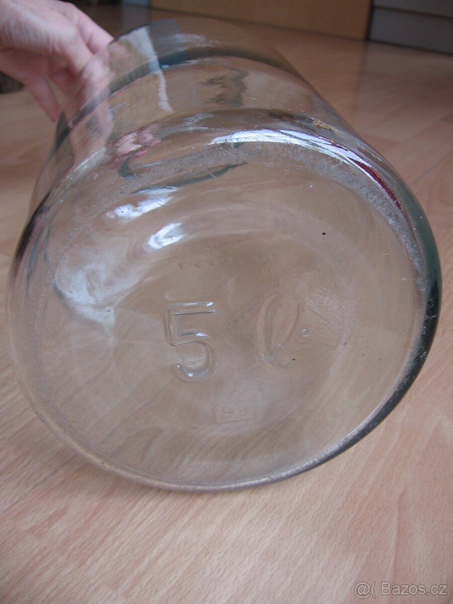 Skleněná lahvice - 5 litrů - 2