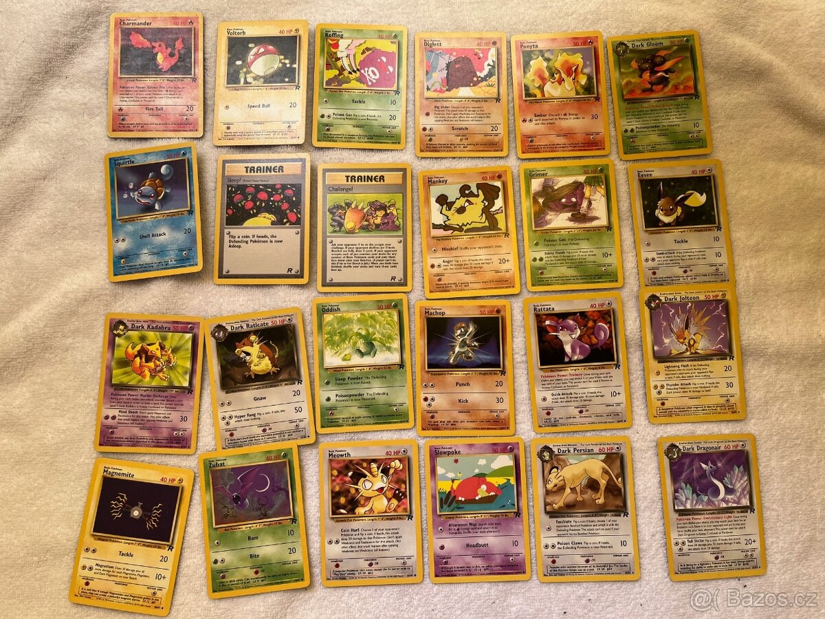 POKEMON ROCKET KARTIČKY 1999 - 2