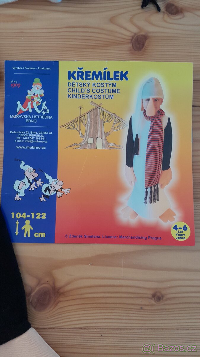 Maska Křemílka vel. 104 - 122 - 2