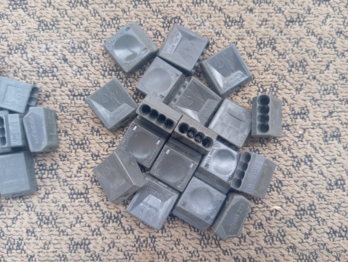 WAGO svorky (41 ks) – pro plné vodiče - 2