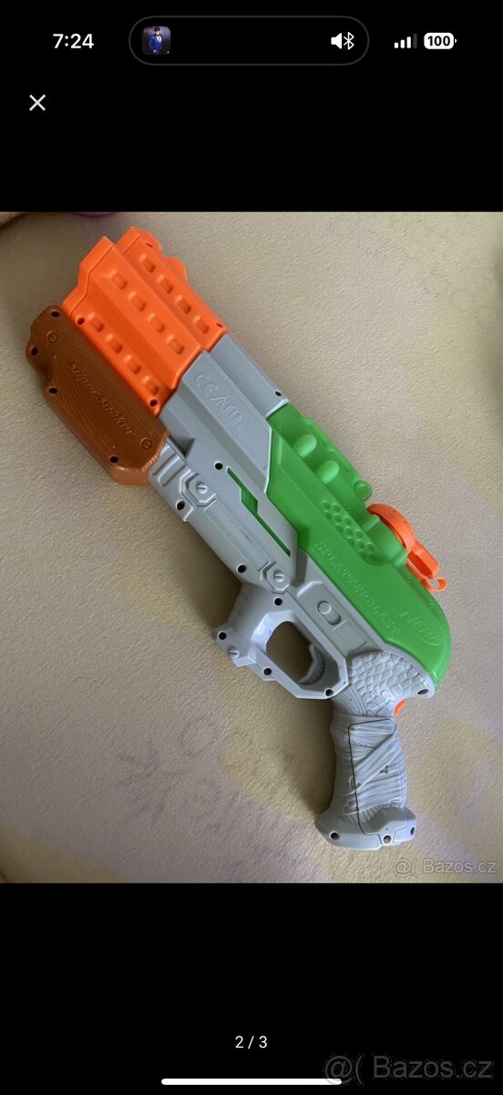 vodní pistol nerf zombie strike - 2