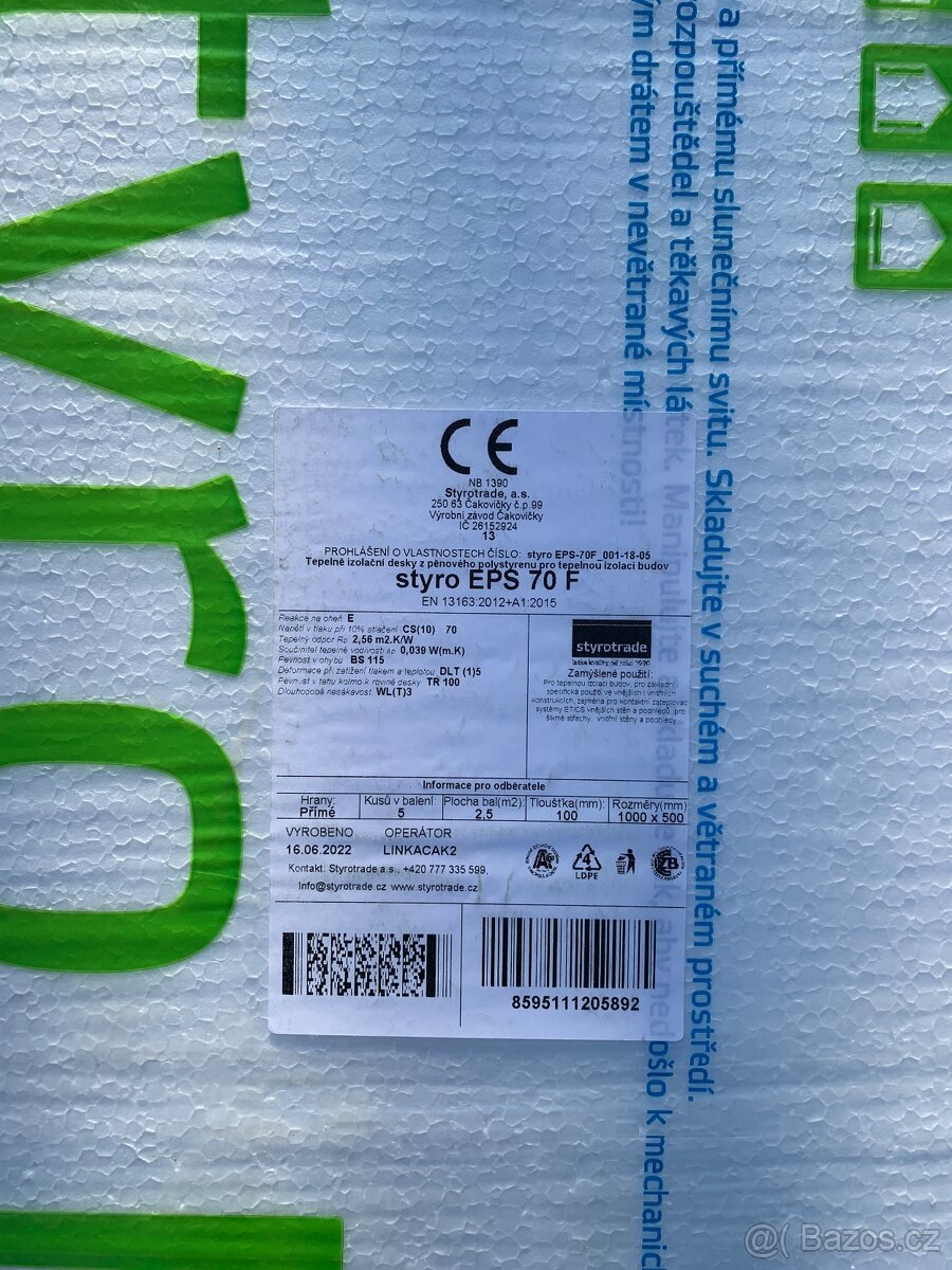 Polystyren EPS 100 mm - 2