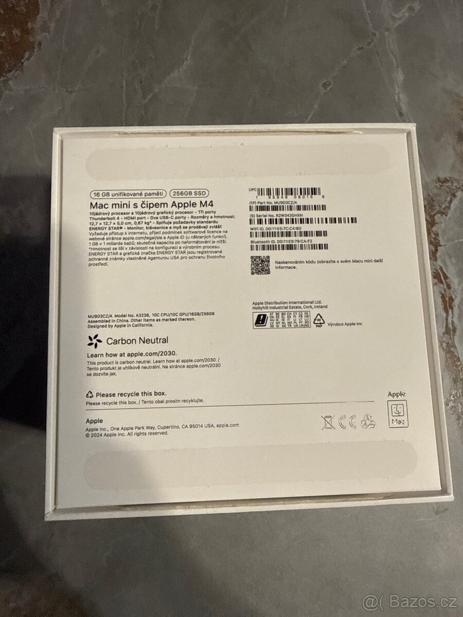 Apple Mac mini M4 16GB / 256GB Top stav - 2