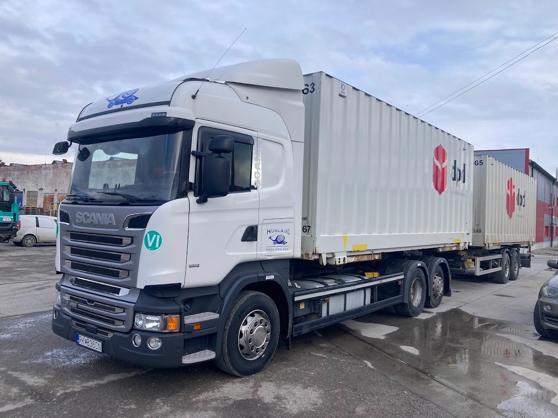 SCANIA R 450 BDF-kontajner nadstavba - 2