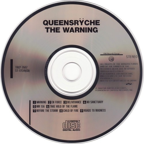 CD QUEENSRYCHE - THE WARNING 1984 JAPAN - 2
