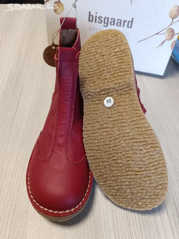 Nove dětské kožené boty Bisgaard, vel. 33 - 2