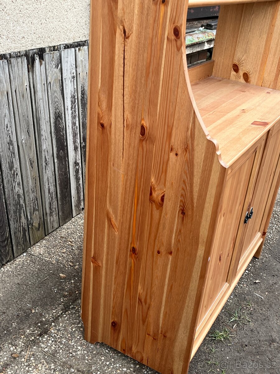 IKEA LEKSVIK - Vitrína, příborník - 2