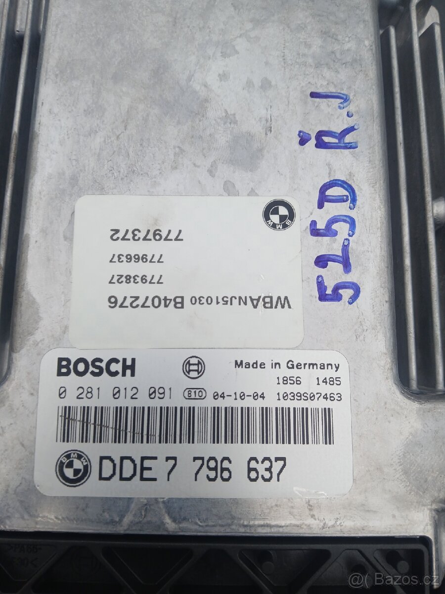 Řidici jednotka motoru BMW e60/61 525d m57 - 2