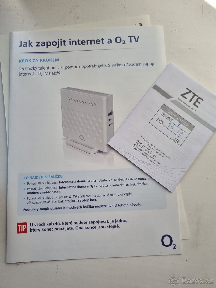 O2 modem Wifi VDSL ZTE H 168N ,jako nove - 2