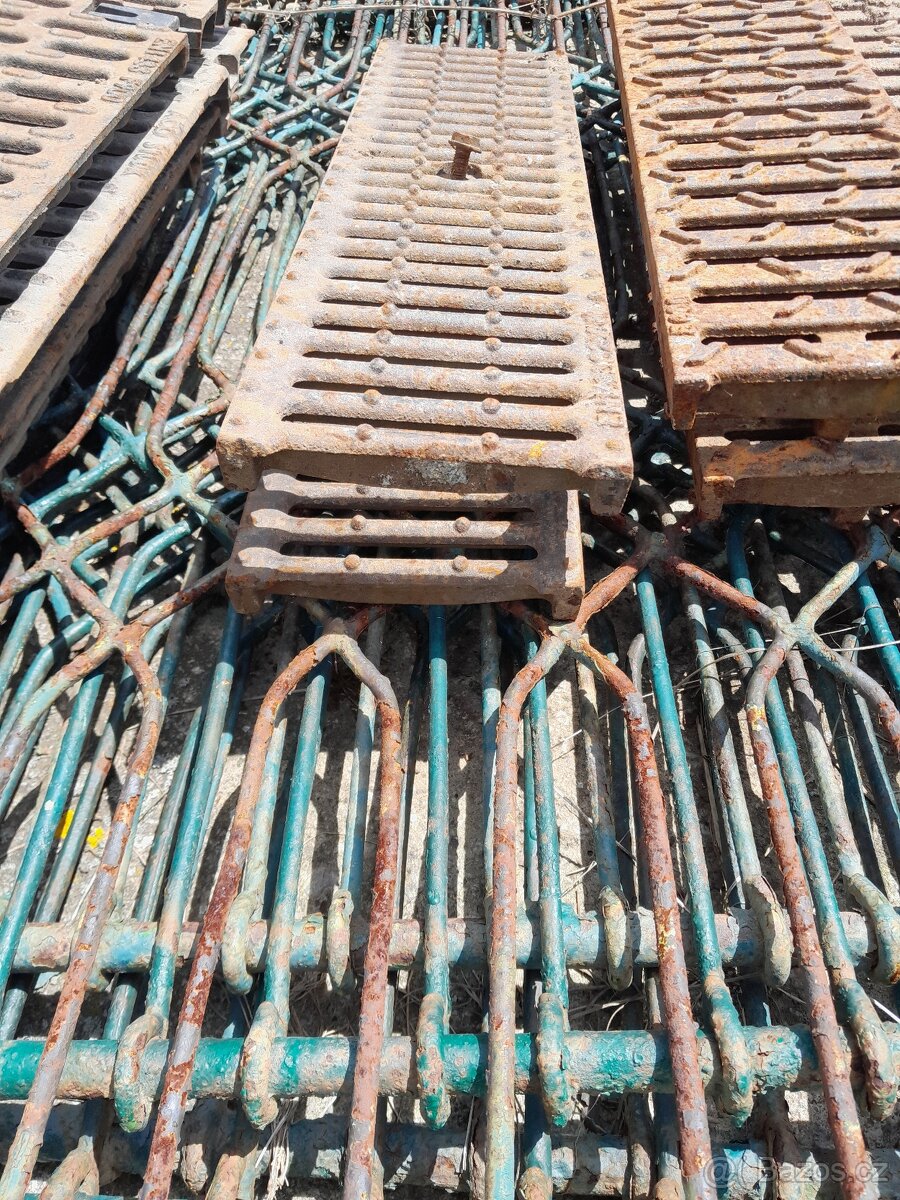 Litinový rošt, můstkový rošt 500 x 150 mm, 2 ks - 2