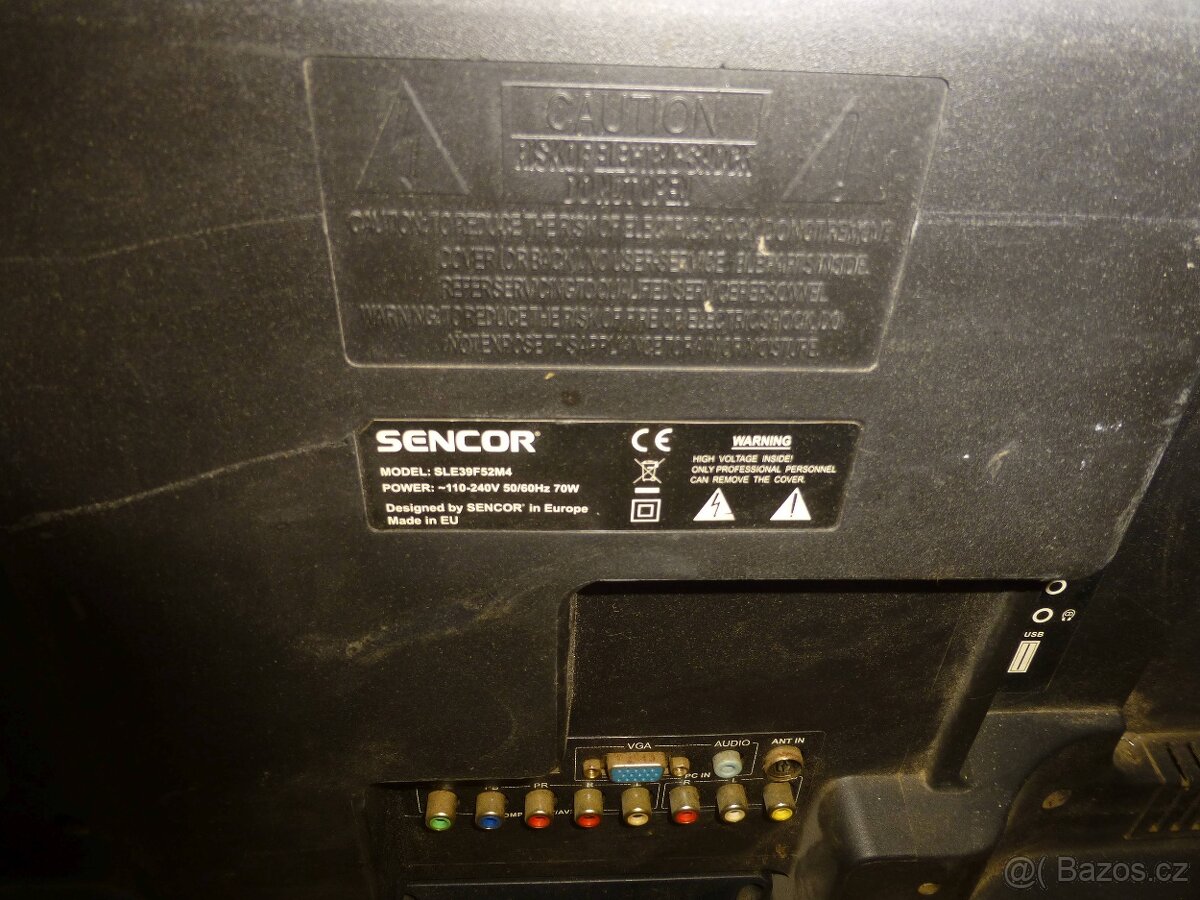 FullHD LED televize SENCOR 100cm (39 palců), nemá DVBT2 - 2