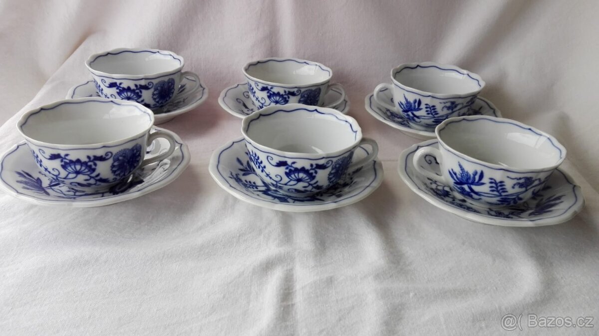 Prodám cibulák kompletní čajovou soupravu 1.Tř - 2