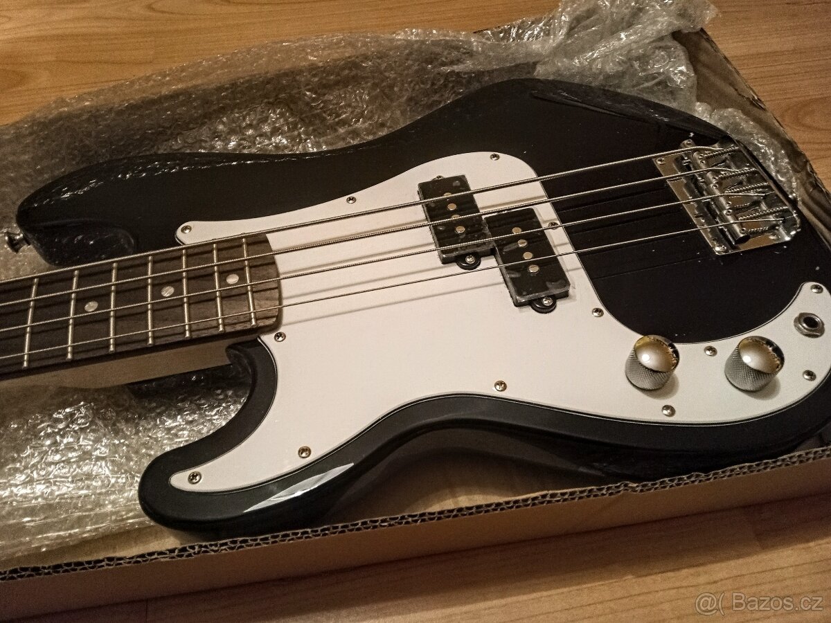 Baskytara Harley Benton Shorty LH BK - 2