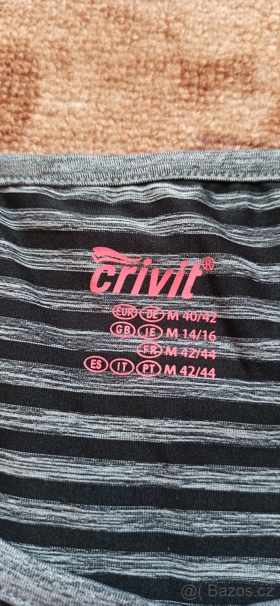 Sportovní tílko Crivit vel. M 40/42 - 2