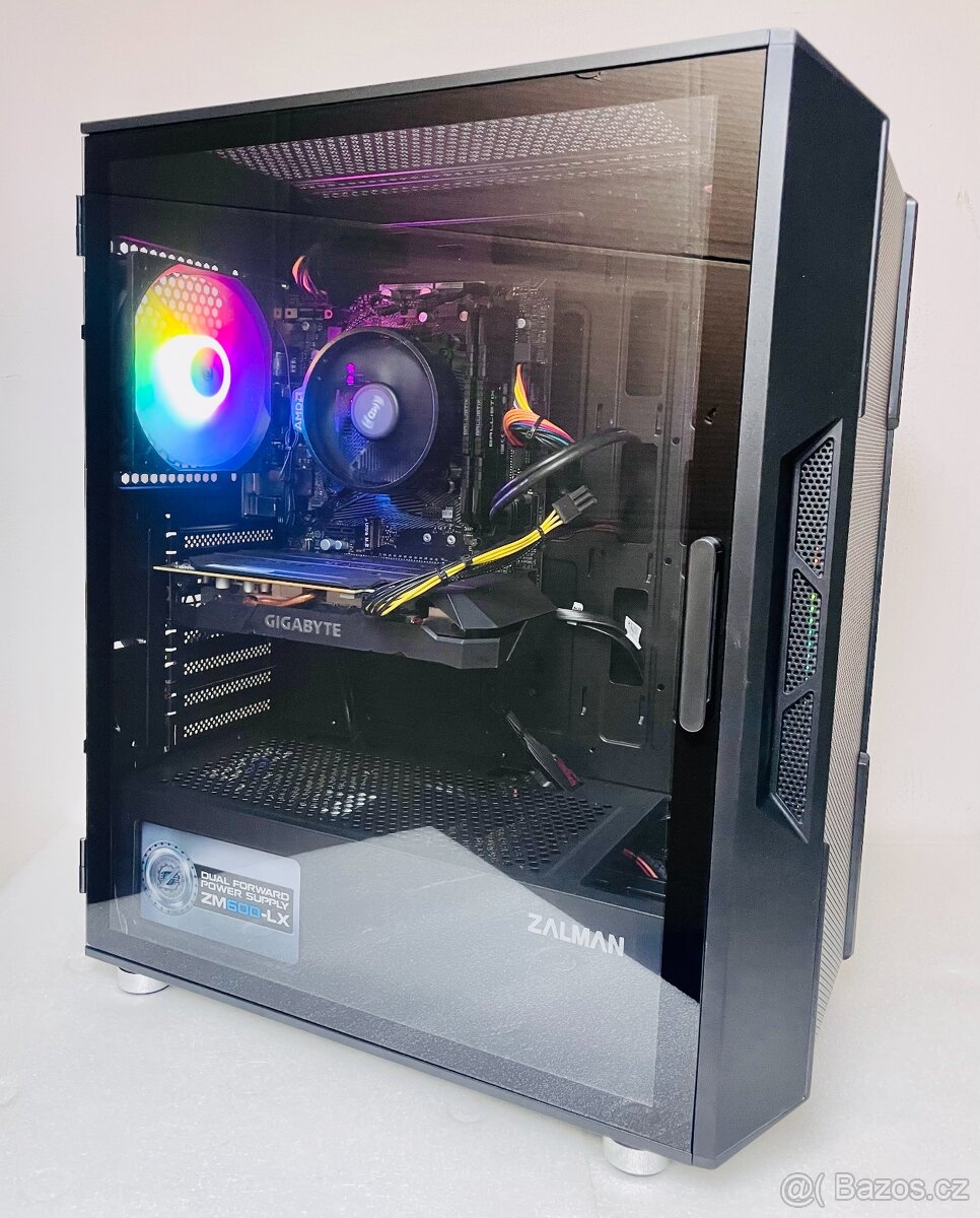 Herní PC: AMD Ryzen 3600/ 32GB/ RTX 2060S 8GB/ WIN11/ Záruka - 2