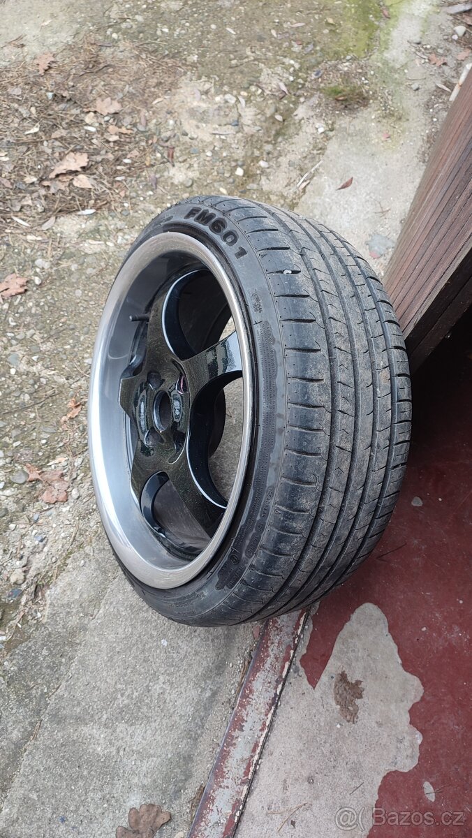 Alu disky Borbet T R17 4x114,3, nove pneu - 2