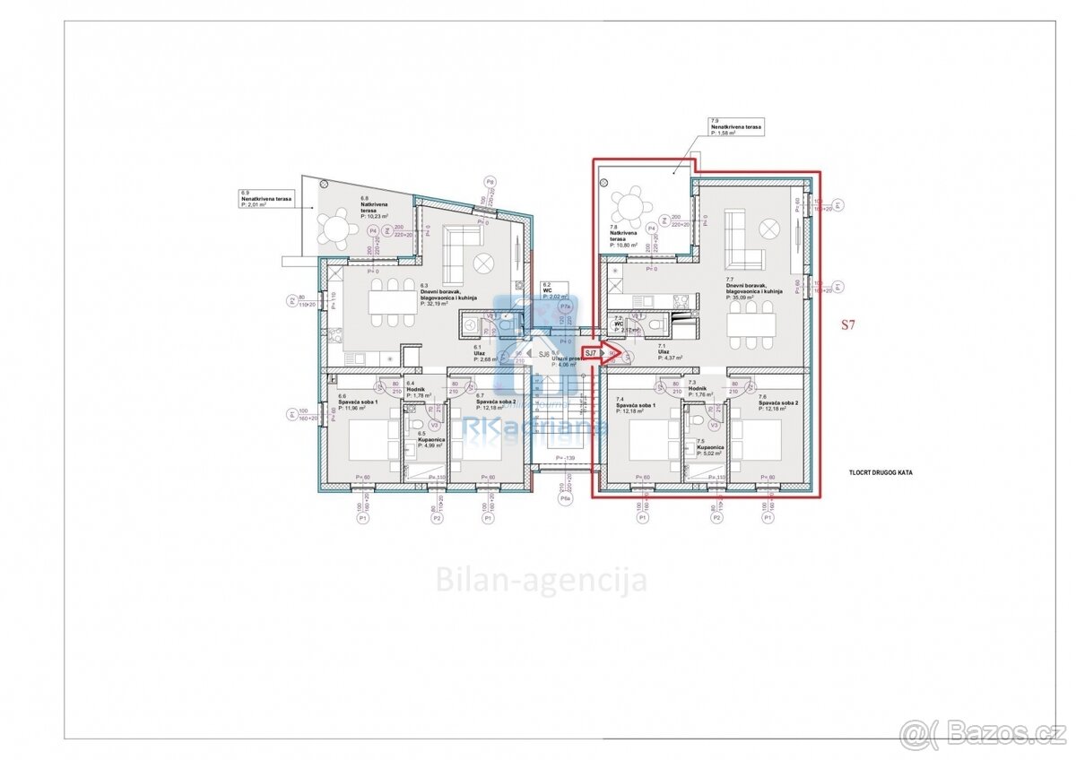 Prodej bytu u moře Chorvatsko, Vodice, 99 m2 - 2