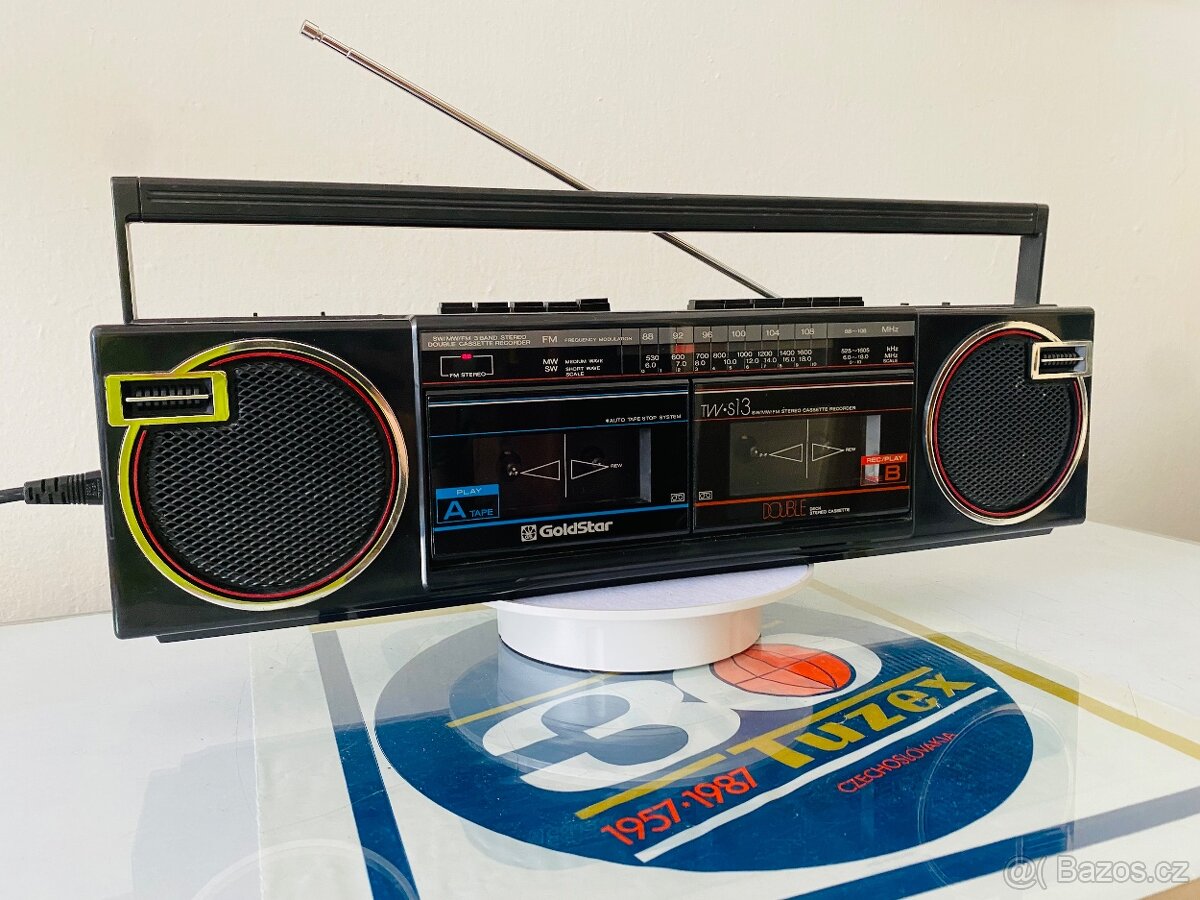 Radiomagnetofon Goldstar TW-S13, 80.léta - 2