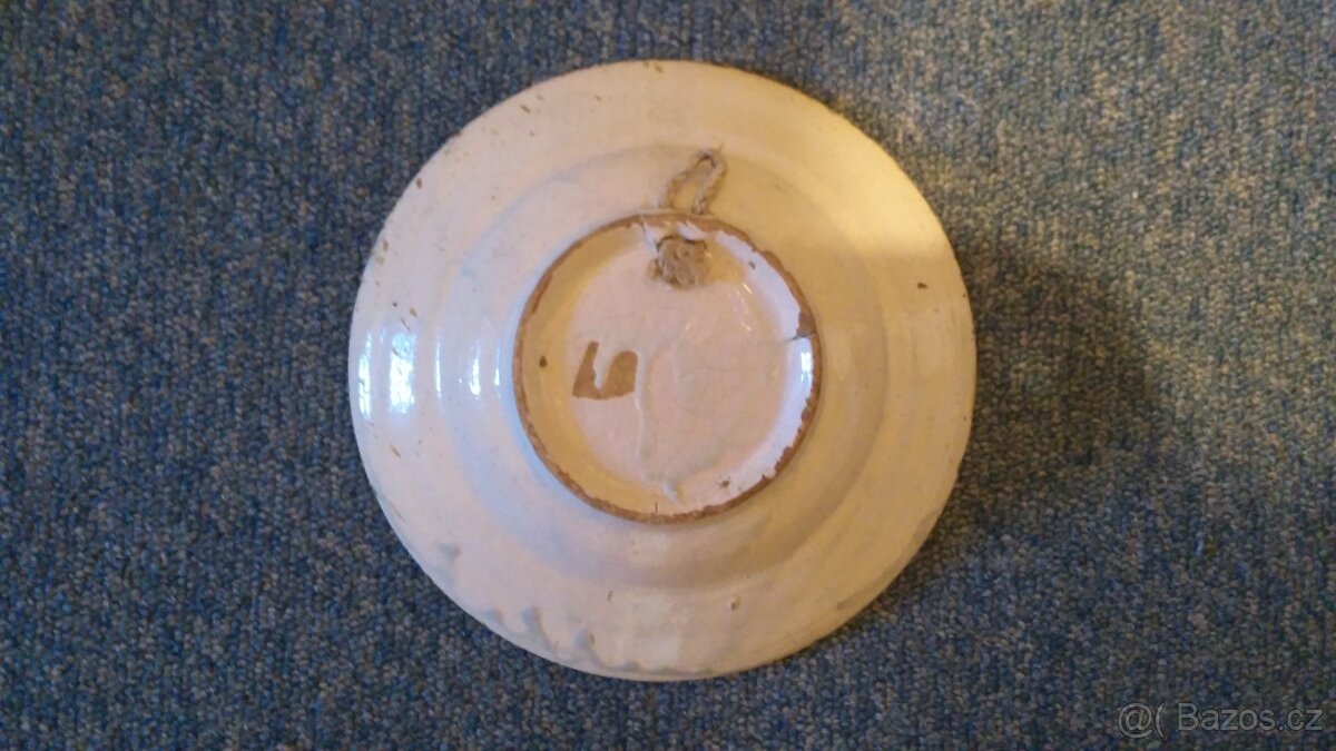 Prodám malovaný keramický talíř - 2