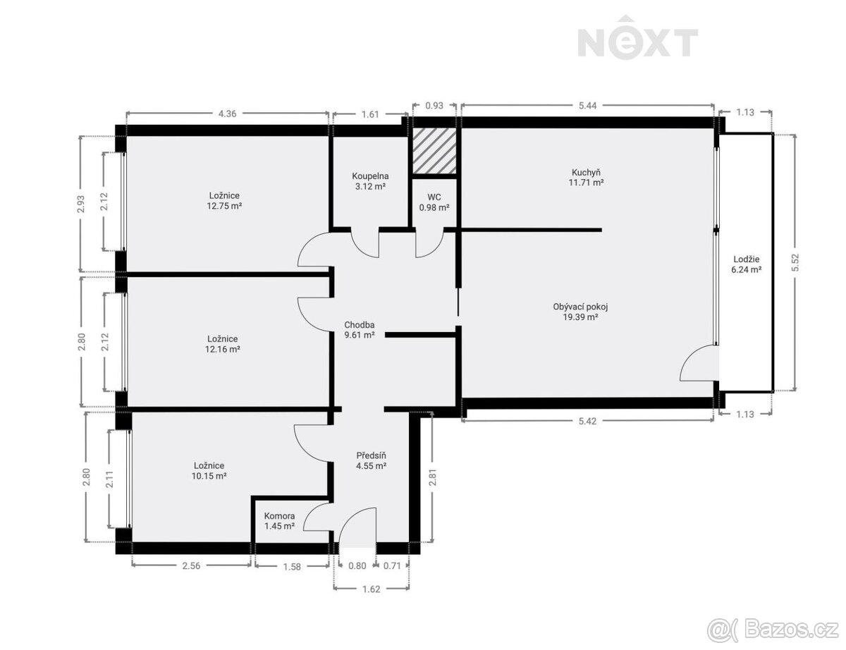 Prodej byt 4+kk, 87㎡ - 2