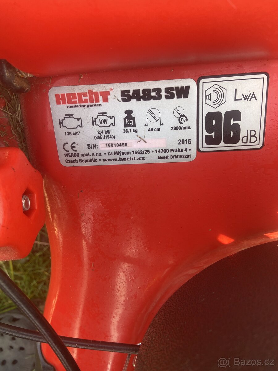 Sekačka hecht trojkolka - 2