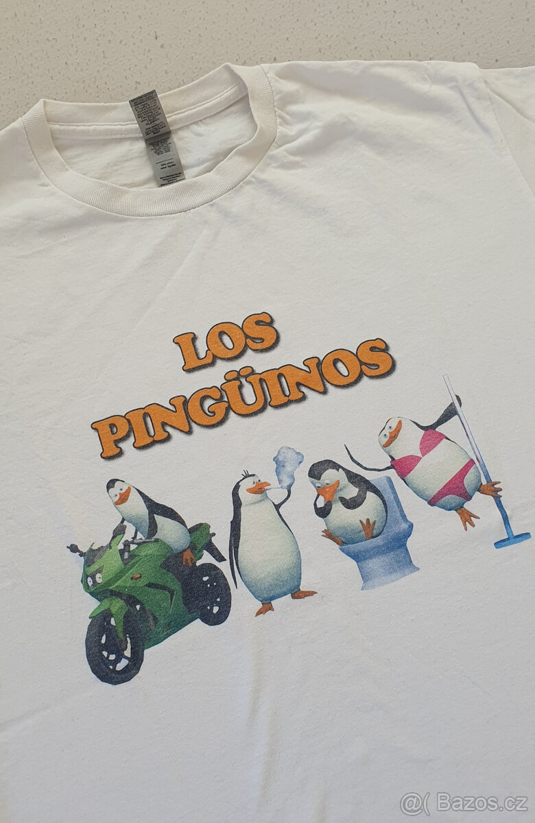 Los Pinguinos – bílé tričko, vel. L - 2