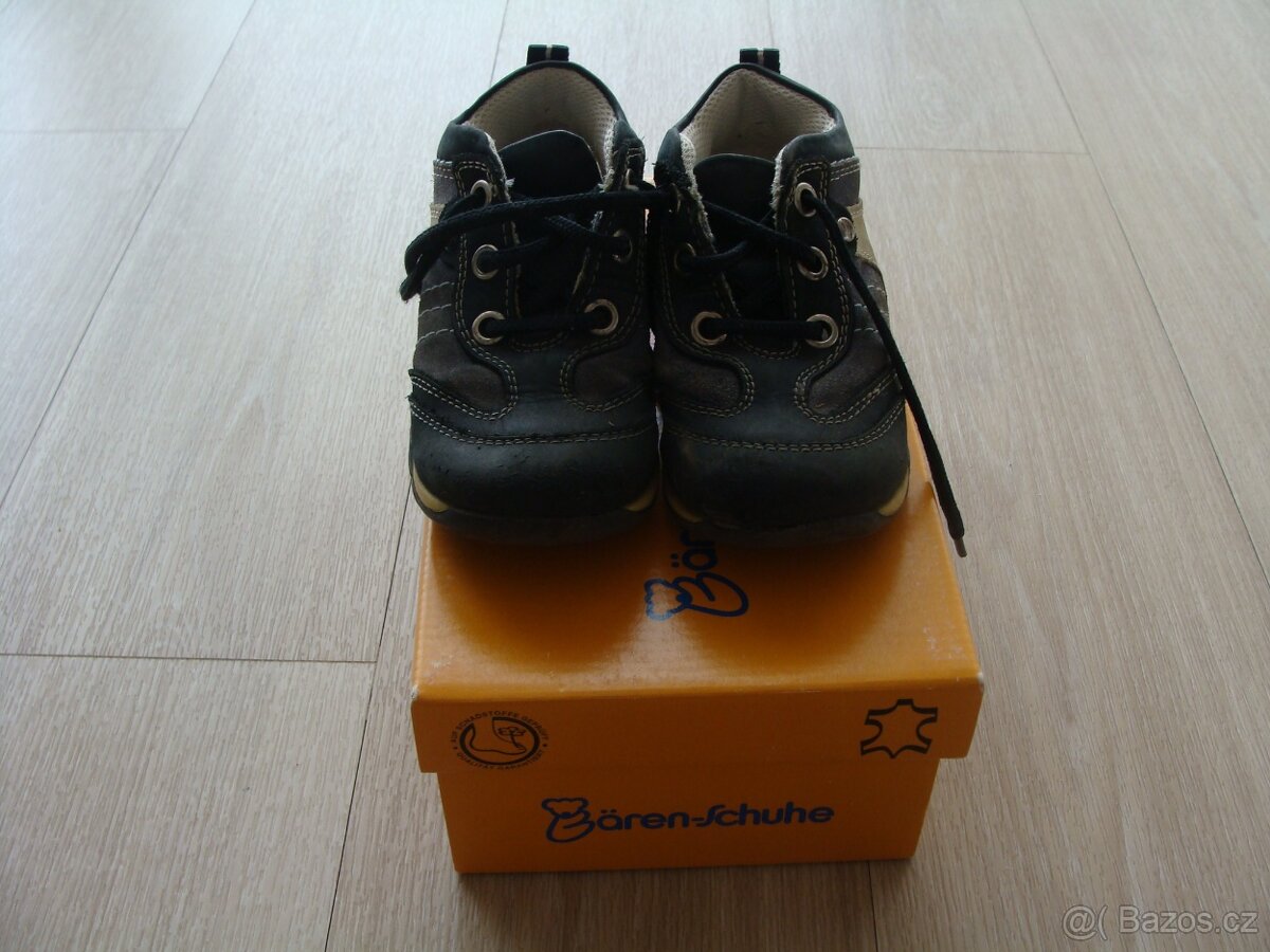 Dětské kožené boty, vel.23 - 2