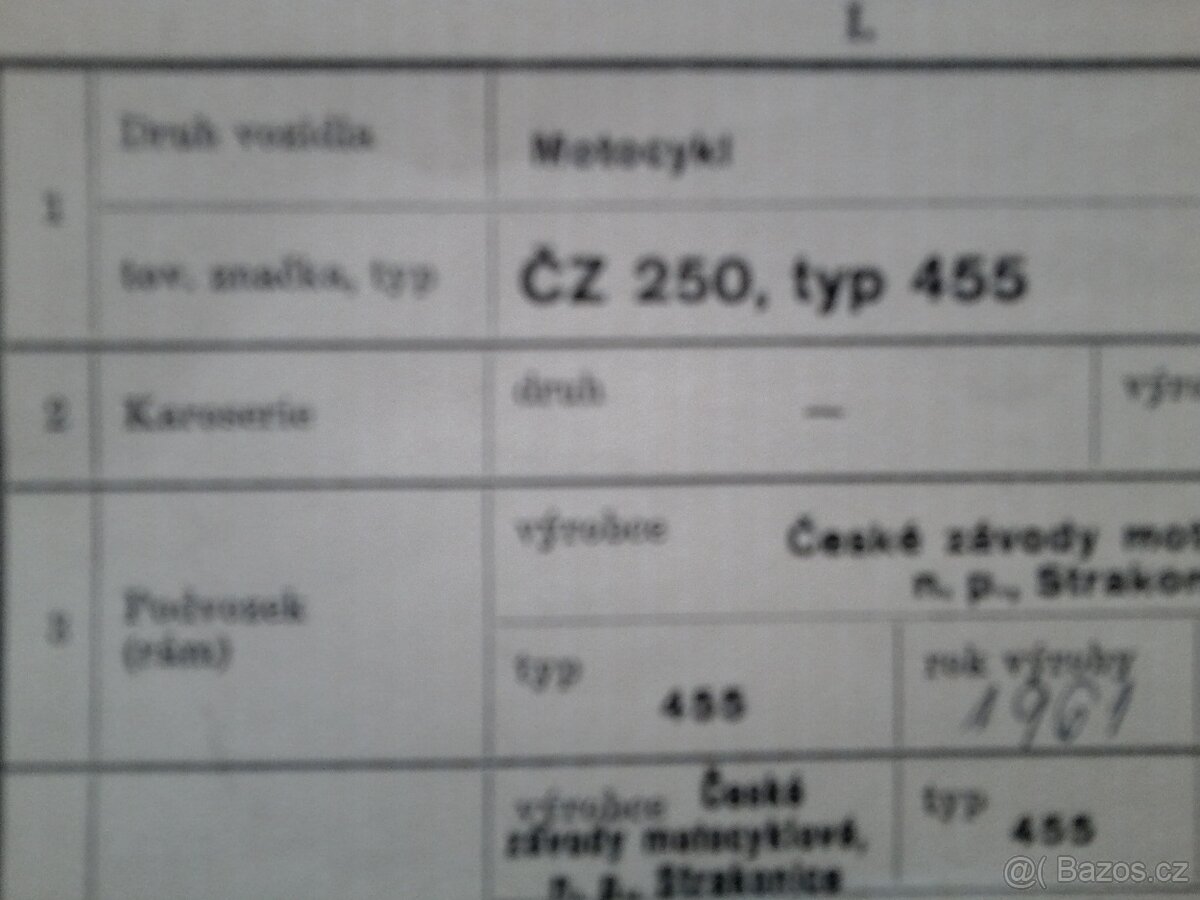 Valec+hlava na 250/455 výměna - 2