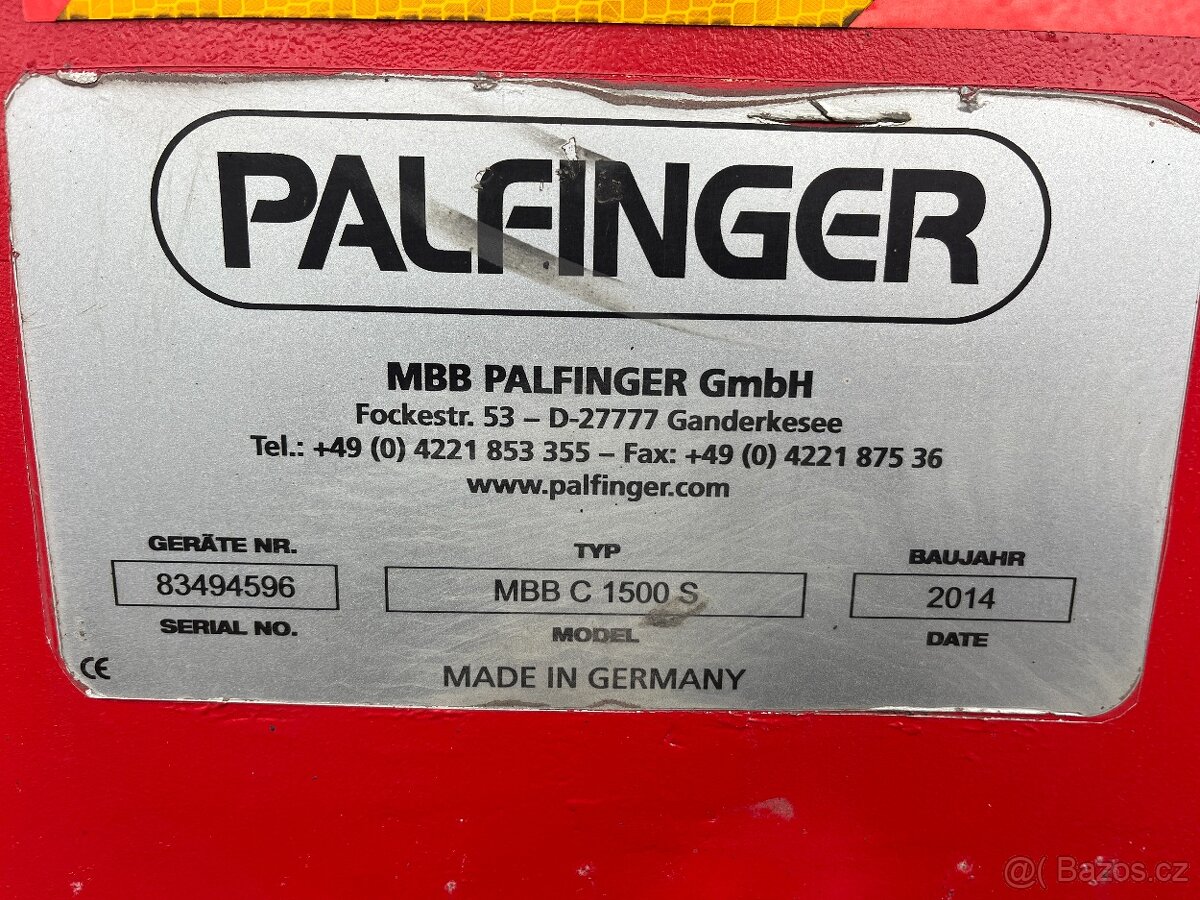Hydraulické čelo nákladní MBB Palfinger - 2