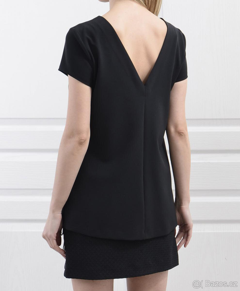 Černý luxusní top s přívěskem S / 36 / 8·Nový·Sisley - 2