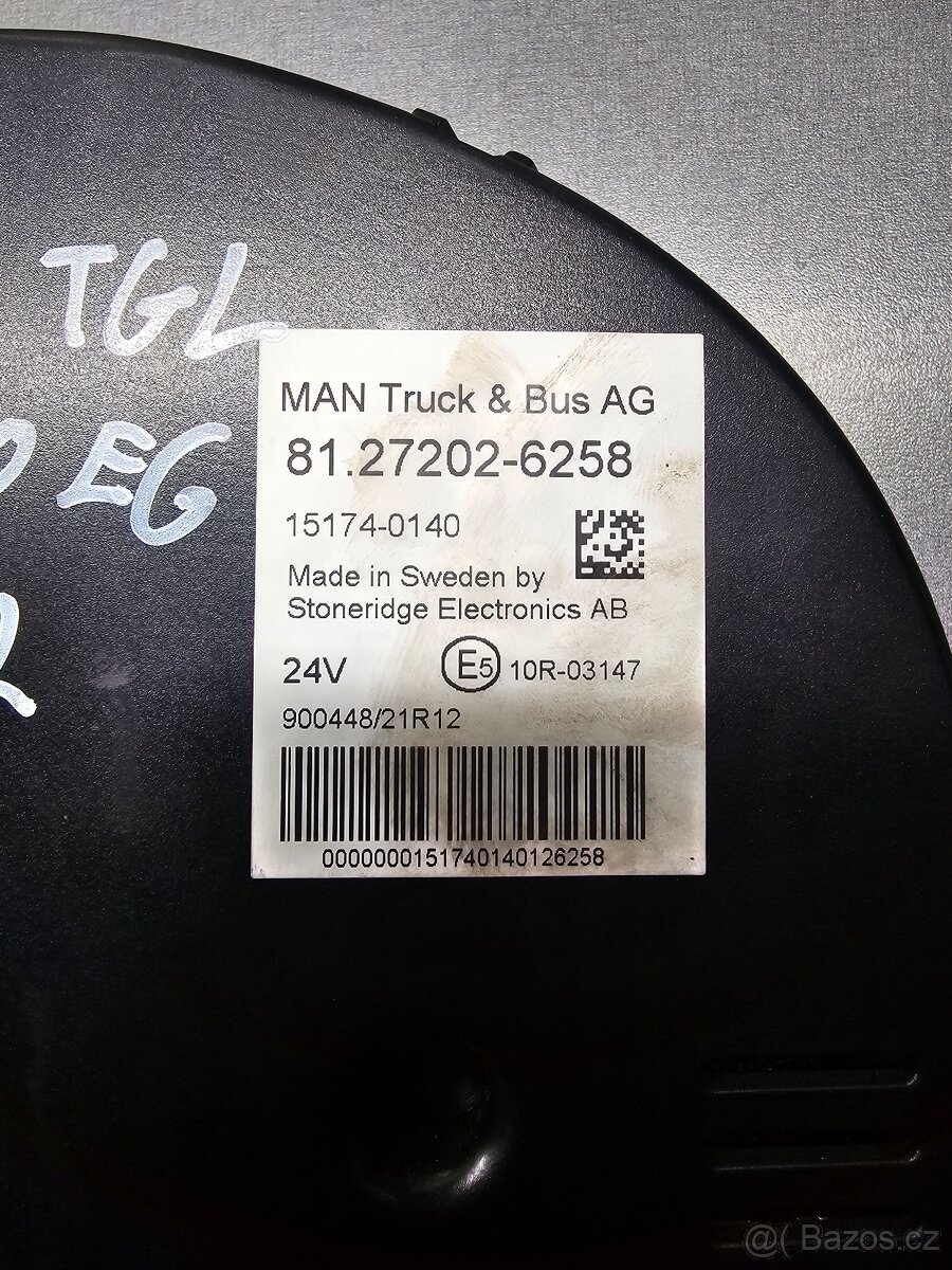 PŘÍSTROJOVÁ DESKA MAN TGL 12.250 EURO 6 - 2