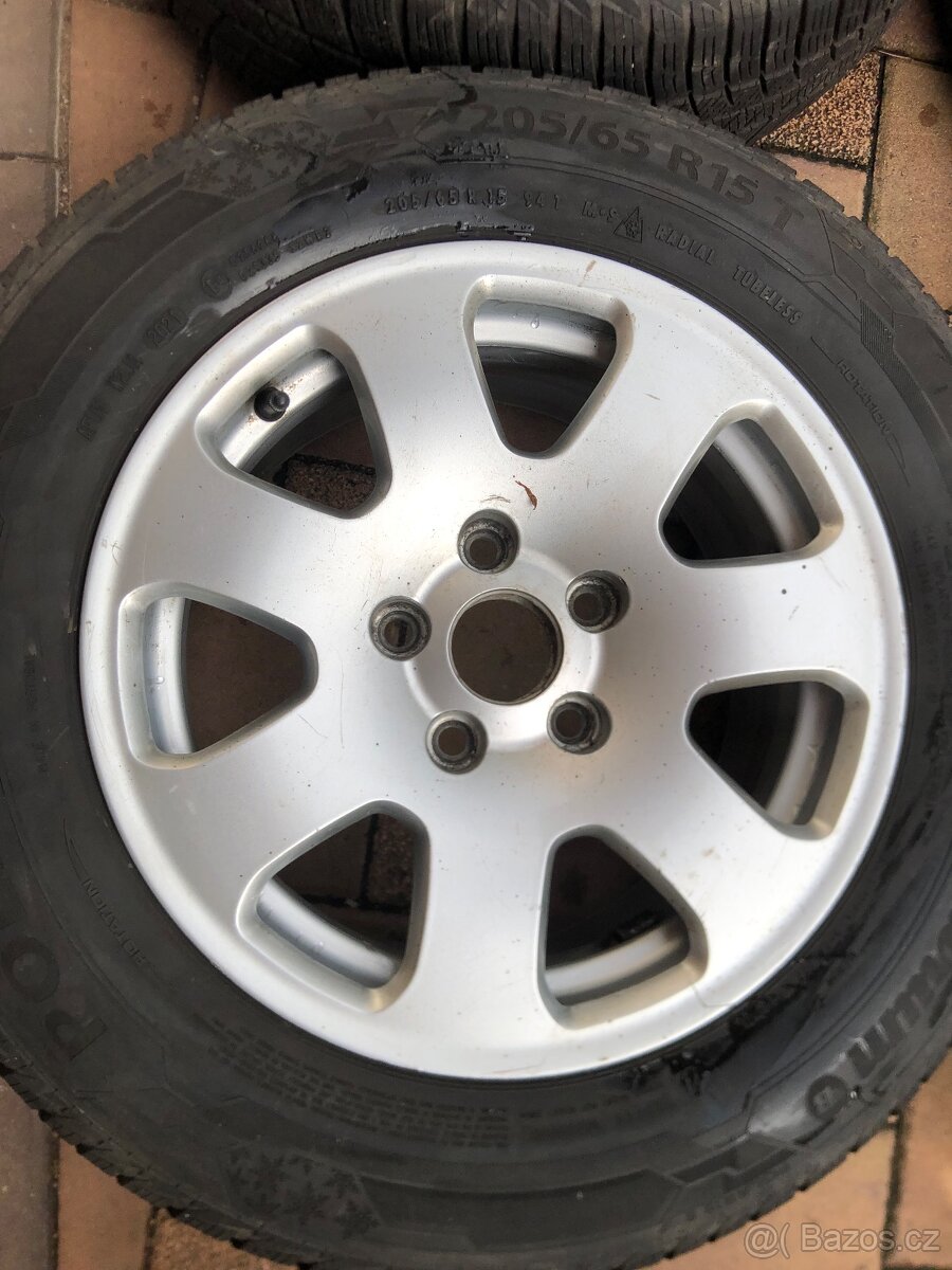 Alu 5x112 r15 205/65 r15 zimní - 2