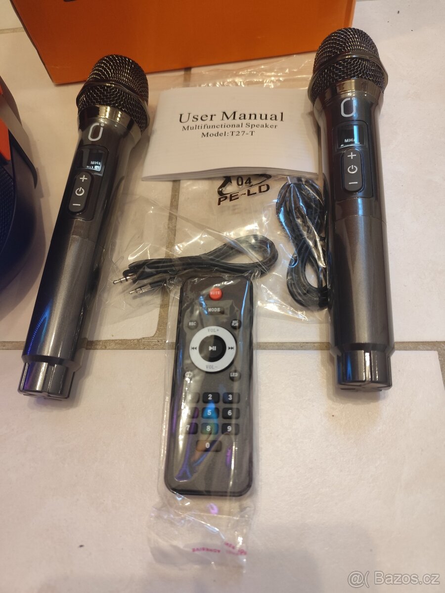 Prodám párty reprobox s dvěma bezdrátovými mikrofony - 2